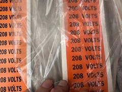 Brady Voltage Marker Tag Cards 6GX76/6GX77/6GX79/6GX80/6GX95/6GX84 (Lot of Many)