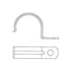 SEPCO 136S, 1-1/2″, Steel, 1-Hole Click-On, IMC/Rigid Conduit Strap, 1 pc