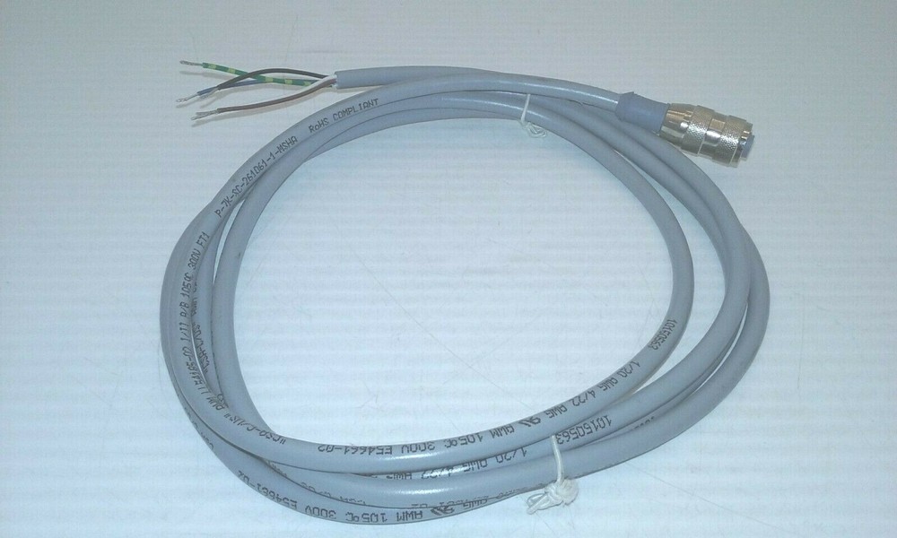 CSA-C/US E54661-02 CONNECTOR CABLE CORDSET 5 POLE 105C 300V FEMALE NNB