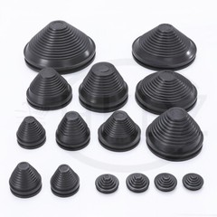 Black Rubber Tapered Wiring Grommets Gaskets Cable Firewall Plug Bung Ø10- 130mm