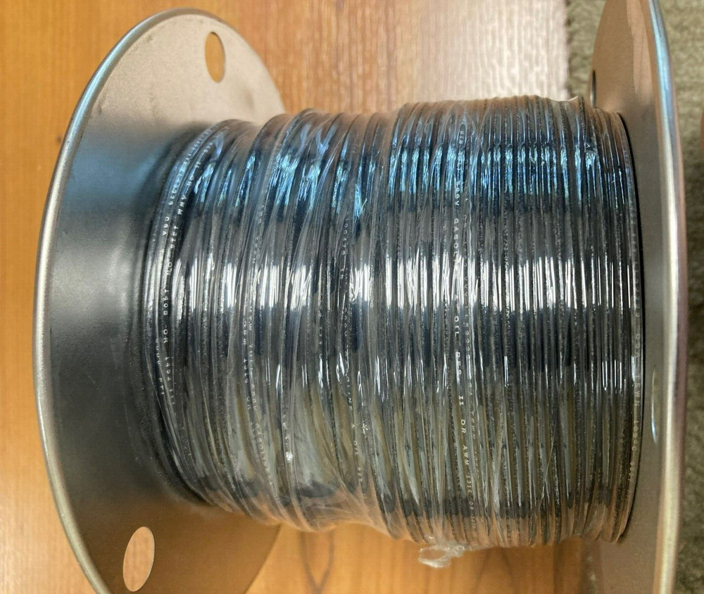18 AWG STRANDED (7/.0152) BC TFFN 500 FT MADE IN USA BLACK or WHITE