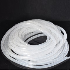 10mm 32.8FT (10M) Spiral Cable Wire Wrap Tube Computer Manage Cord clear QC