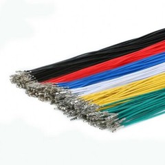 DuPont 2.54mm Terminal Wire Single /Double Head Crimp Connector Cable 25cm 24AWG