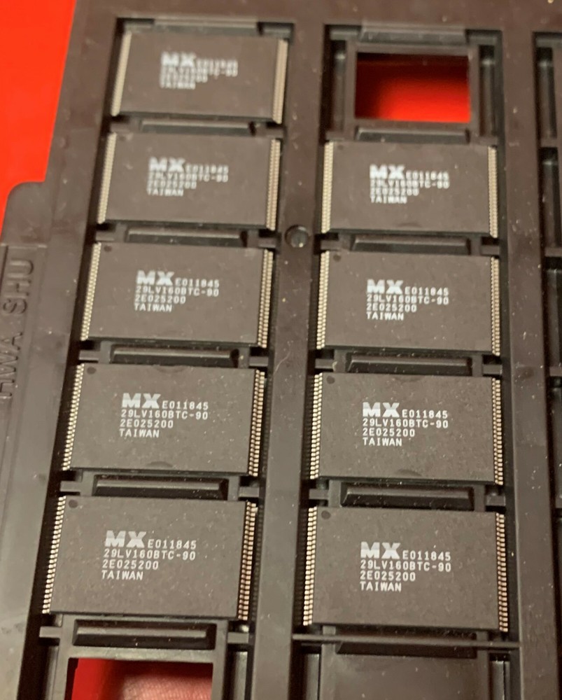 9x MX29LV160BTC-90 MACRONIX FLASH MEM 16M-BIT 2Mx8/1Mx16 CMOS SINGLE VOLTAGE 3V