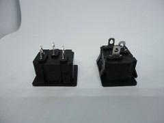 2 Pack AC Power Supply Electric Cable Connection Socket Port Jack 250V Computer