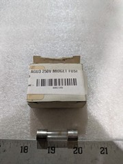 Bussmann AGU3 Fast Acting Fuse 250V 3A Glass Tube Automotive Box of 10