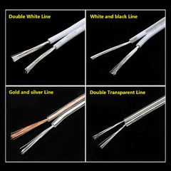 2 Core Flex Cable AWG Multicolor Stranded Electrical Flex Wire UL2468 Wire 18-28