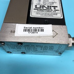 Unit Instruments UFC-1500A Mass Flow Controller, Range: 1 SLM ,Gas N2, 173814