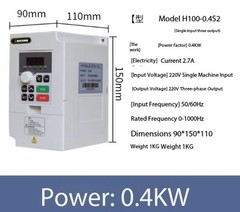 2.2/3/4/7.5KW Frequency Inverter 110V/220V1/3P Input 3P Output VariableFrequency
