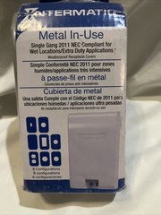 NEW INTERMATIC WP1010MXD METAL-IN-USE RECEPTACLE COVER 3-1/8″ DEPTH