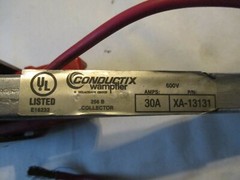 XA-13131 CONDUCTIX WAMPFLER CURRENT COLLECTOR 30A 256B