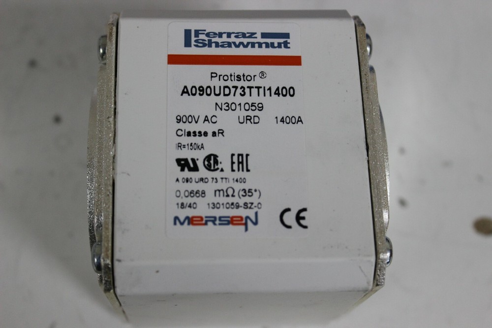 Ferraz Shawmut Mersen N301059 Protistor High Speed Fuse A090URD73TTI1400 New 1pc