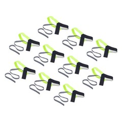 10 Pack Yellow ESD Anti Static Foot Heel Straps Adjustable,Fluorescent