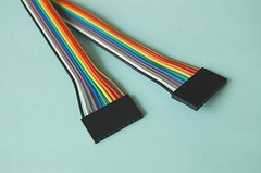 10 Pcs 20cm ( 7.9″ ) Length Dupont Wire Cable 10p 10p Pin Header 2.54mm Pitch