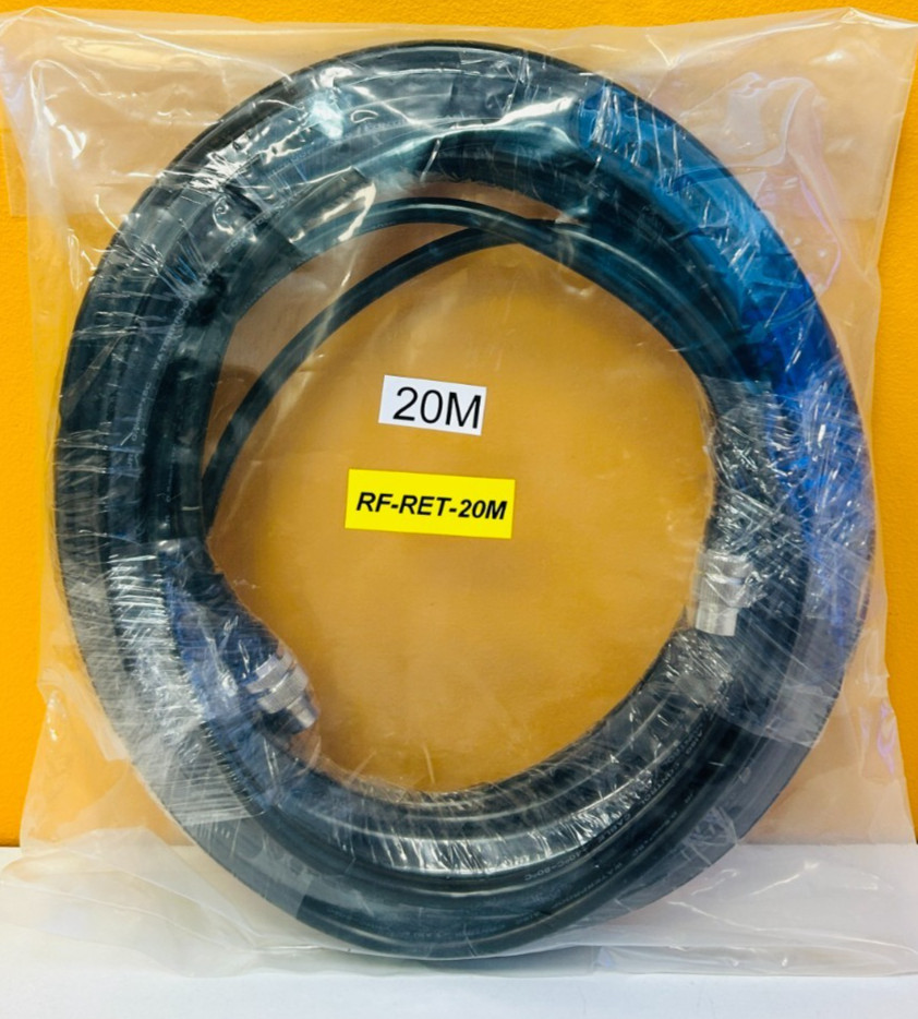 RF Industries (RFI) RF-RET-20M 1 x 8 Pin (M-F) 20 m, AISG RET Cable. New!