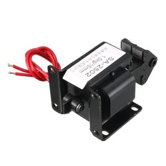 DC24V 15mm 14.7N Push Pull Type Frame DC Solenoid Electromagnet Magnet SA-2502