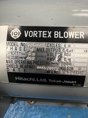 HITACHI VORTEX BLOWER VBL-004-E 220V 3Phase
