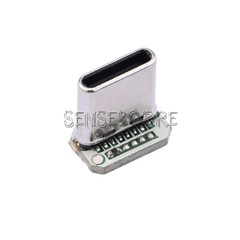 10PCS USB-C Male Head 5V 16pin USB Type-C Vertical Port Connector Jack Board-