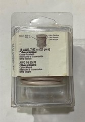 Gardner Bender 16 AWG 25′ White Tin Plated Copper Primary Wire AMW-336 USA
