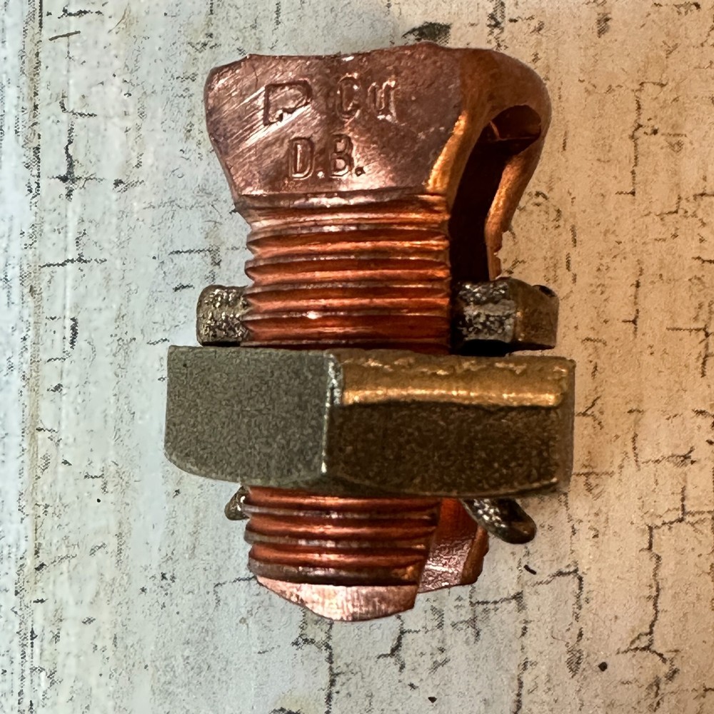 Lot of 10 Panduit SBC2-C Mechanical Copper Lug Split Bolt Connector 600V 6-2 AWG