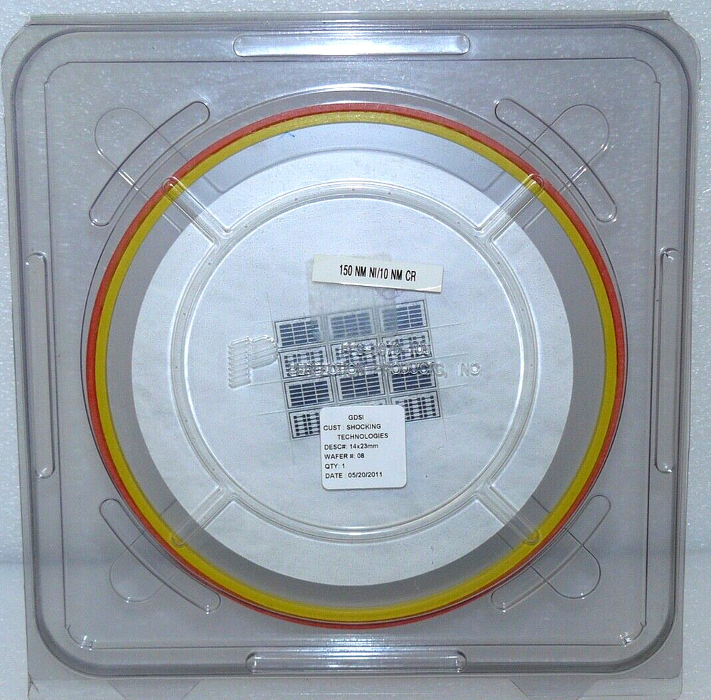 GDSI 150 NM NI/10 NM CR Semiconductor Diced Silicon Wafer 14x23mm New