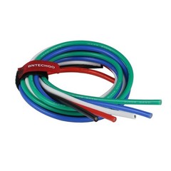 BNTECHGO 10 Gauge Silicone Wire 5 ft red and 5 ft Black Flexible 10 AWG Stranded