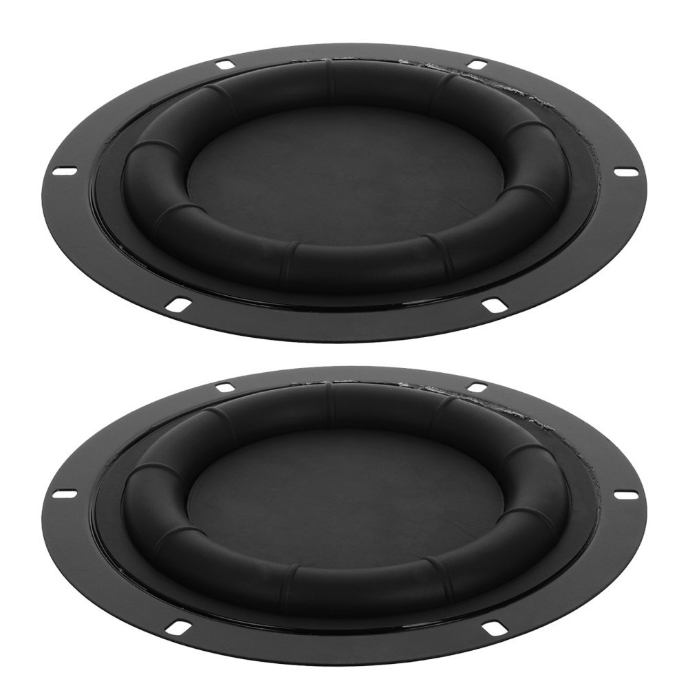 2 Pcs Bass Radiator Passive Speaker Repair Round Subwoofer Diaphragm