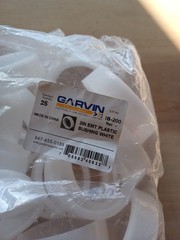 NEW Lot of (5) IB-200 EMT200, 2″, White Plastic, Push-On EMT Conduit Bushing