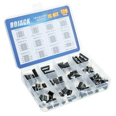 120 Pcs IC Assortment Kit LM324 LM339 ULN2003AN LM358P NE555P NE5532P