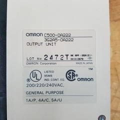 Omron C500-OA222 / 3G2A5-OA222, Programmable Controller, 200/220/240VAC – NEW