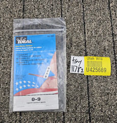 IDEAL 44-101 Wire Marker Booklet – 45 Markers Each Legend 0-9 Pocket-Size