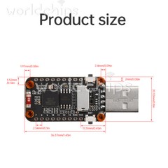 1.47-inch LCD ESP32-S3 WIFI Bluetooth Development Board I2C SPI USB Serial Port