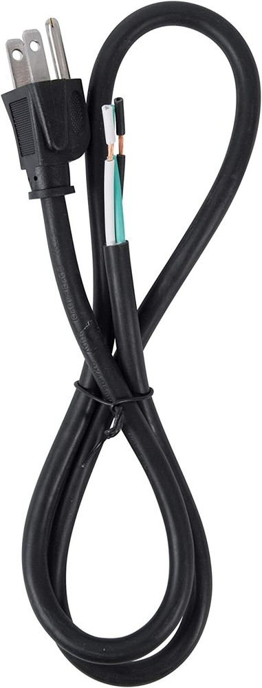 3-Wire Power Cord 3 ft 16 AWG 13A/125V AC For all Aerator Pumps & Compressors