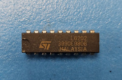 (1 PC) L6202 STMICRO FULL BRIDGE DRIVER 18PIN DIP