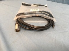 Comprehensive XLR Plug to Stereo 3.5mm Mini Plug 10ft Audio Cable XLRP-MPS-10ST
