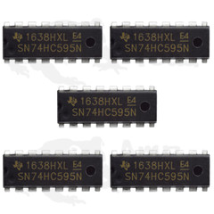 SN74HC595N Bit-Shift Register for Clocks LEDs Arduino TTL Segment Displays
