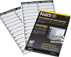 Klein Tools 56255 Wire Marker – Household Electrical Panel w/ Directory