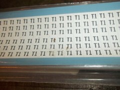 LOT OF 24 THOMAS & BETTS WCT1S WIRE MARKER CARDS (WL113)