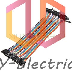NEW 80pcs Dupont wire cables 1p-1p pin connector 2.54mm 20cm Female for arduino