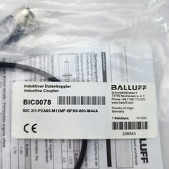 BALLUFF BIC0077 BIC 1I1-P2A05-M12MM-BPX0-003-M45A BIC1I1P2A05M12MMBPX0003M45A
