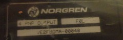 Norgren VE2FBOMA-00040 Output Module 4 PNP VE2FBOMA00040 NEW