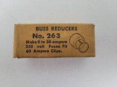Lot of 3 – BUSS 263 Bussmann Fuse Reducers (Box of 2) – Next Day Option – New