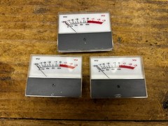 3 Modcutec Panel VU Meter -20 TO +3 – 3-5/8″ x 2-3/4″ Vintage Audio Recording