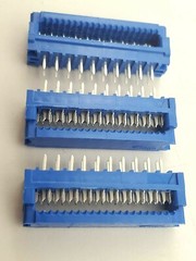 Lot of 3 Amphenol ICC 69830-020LF Double Row PCB Connectors 20 Position