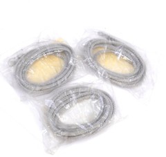Lot of 3 Non Magnetic Ground 60″ (5′) Strap Braided, Stud Terminal Size ETC No 6