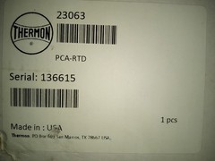 THERMON 23063 PCA-RTD