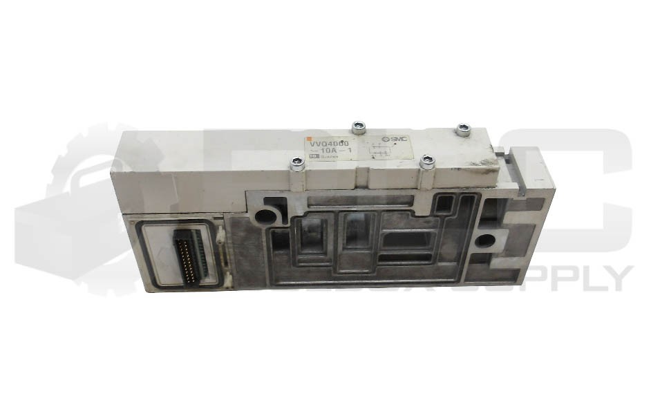 SMC VQ 4000 MANIFOLD VALVE MODULE W/ VVQ4000-10A-1 VALVE COVER