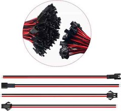 1-10 Pairs / Pcs 15cm Long JST SM 2 Pins Plug Male & Female Wire Connector Cable