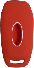 3-Button Remote Key Fob Cover Protector for 2016-2024 Model Year, C Color: Red