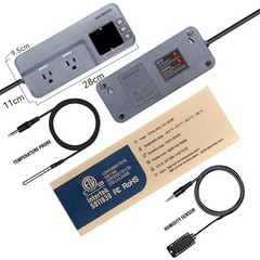 Temperature and Humidity Controller ITC-608T Pre-Wired Dual Stage English
